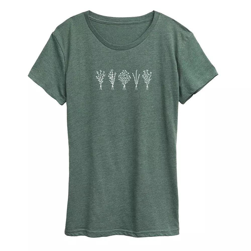 Women's Bunny Outline Graphic Tee,  Product Image