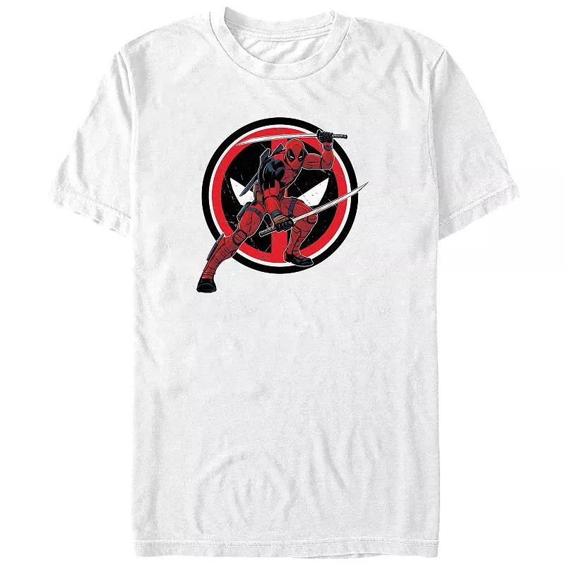 Big & Tall Marvel Deadpool Ready To Fight Graphic Tee, Men's, Size: Large Tall, White Product Image