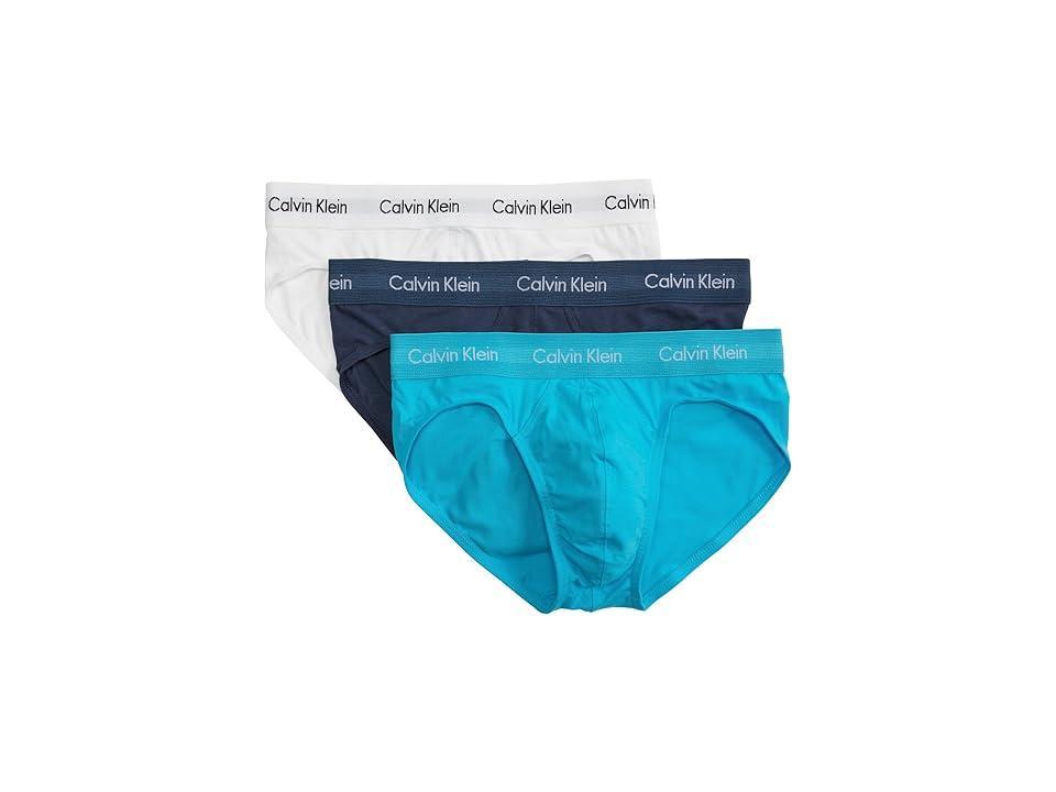 Men's Calvin Klein 3-pack Cotton Stretch Briefs, Size: Large, White Product Image