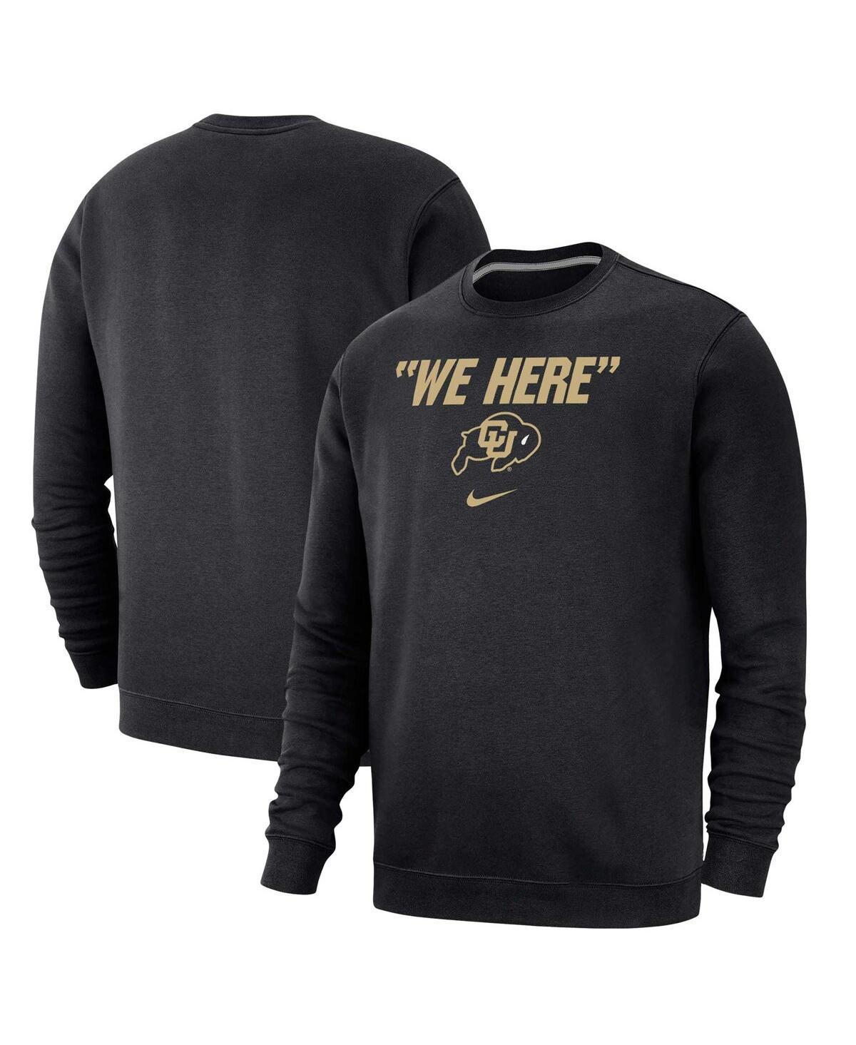 Mens Nike Colorado Buffaloes We Here Club Fleece Pullover Sweatshirt Product Image