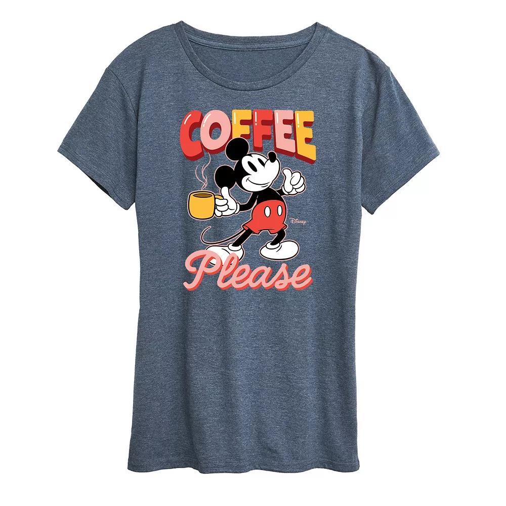 Disney's Mickey Mouse Women's Coffee Graphic Tee,  Product Image