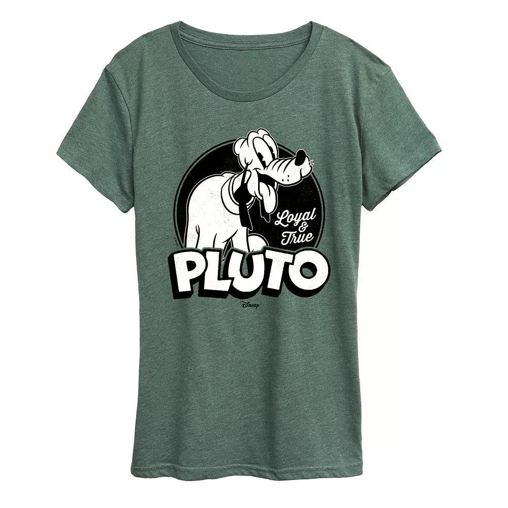 Disney's Pluto Women's Vintage Graphic Tee,  Product Image