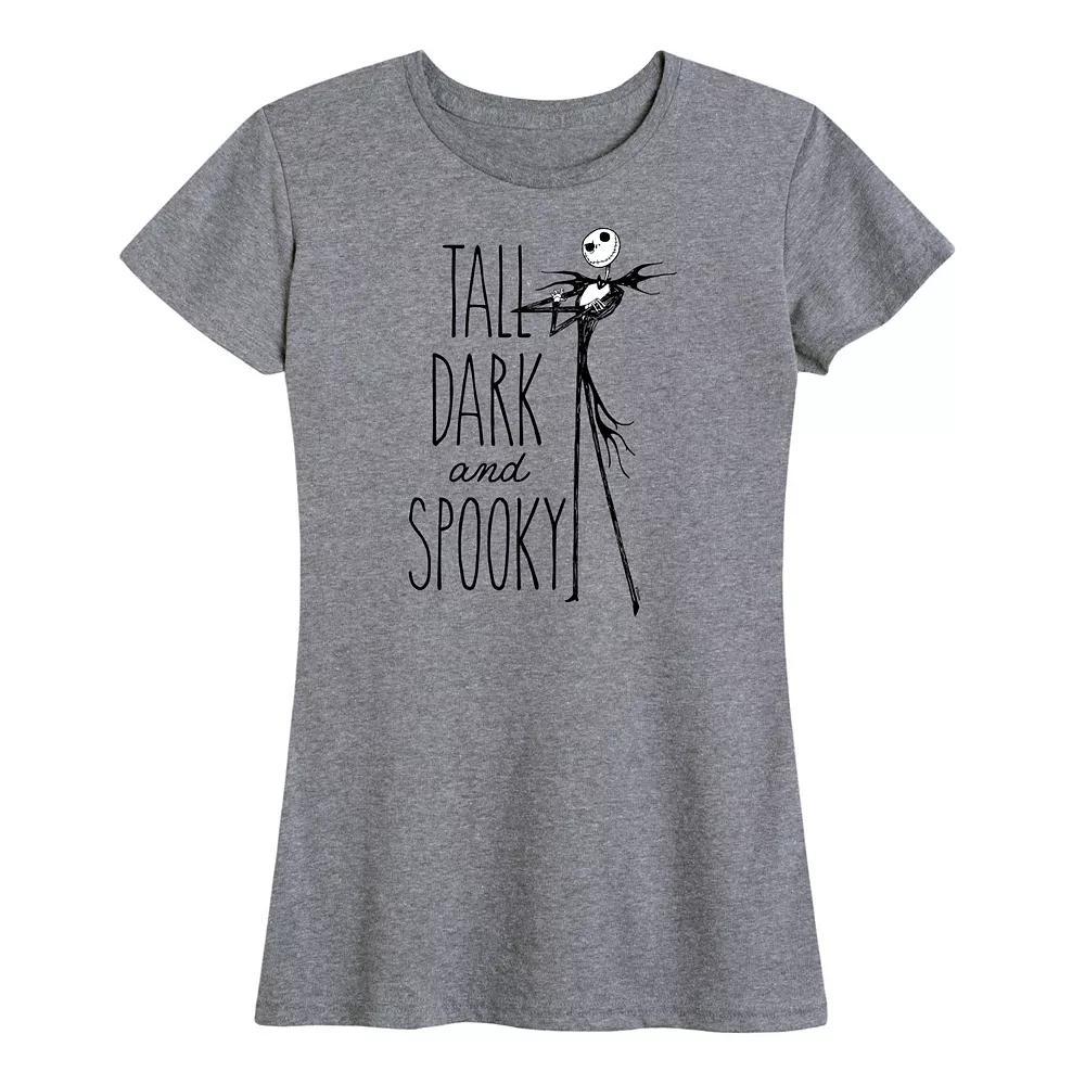 Disney's The Nightmare Before Christmas Women's Tall Dark And Spooky Graphic Tee,  Product Image