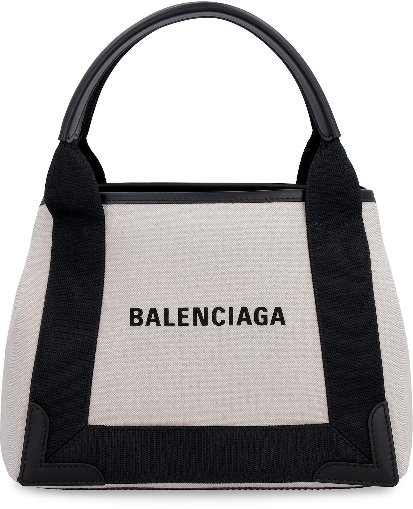 BALENCIAGA Women's Navy Cabas Xs Tote Bag | Size Unica | 3903462hh3n In Multicolour Product Image