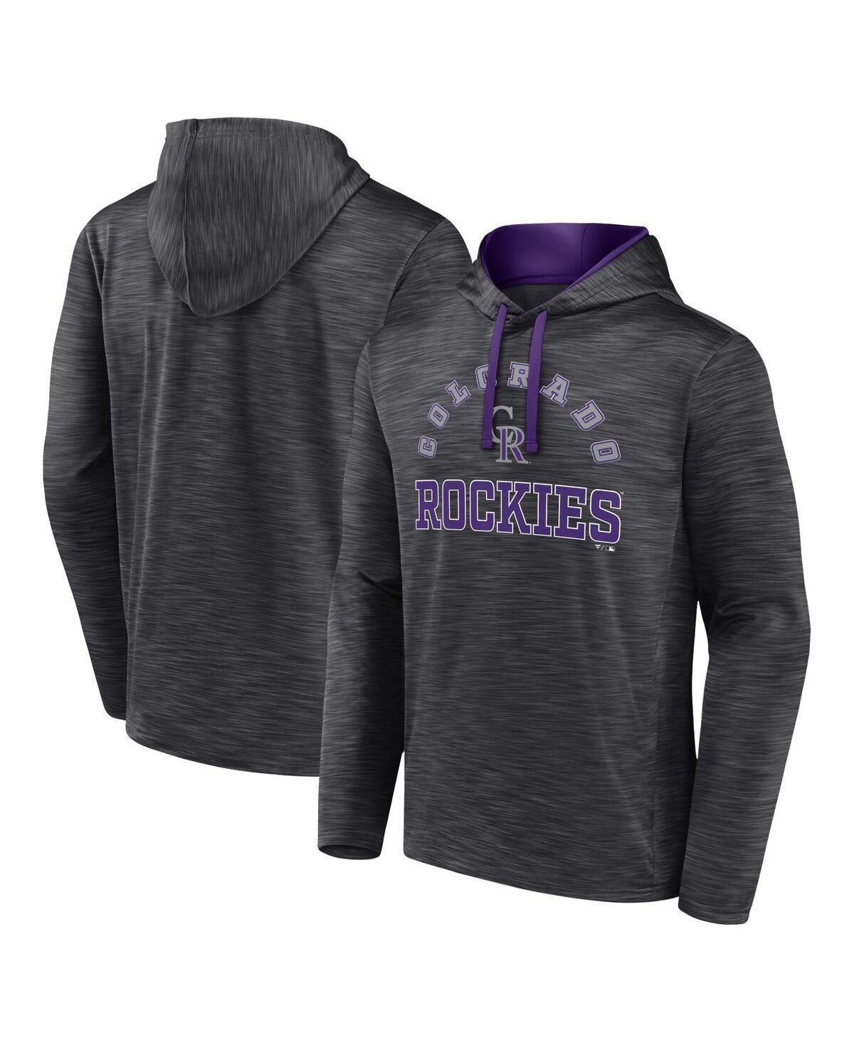 Mens Fanatics Branded Charcoal Colorado Rockies Seven Games Pullover Hoodie Product Image