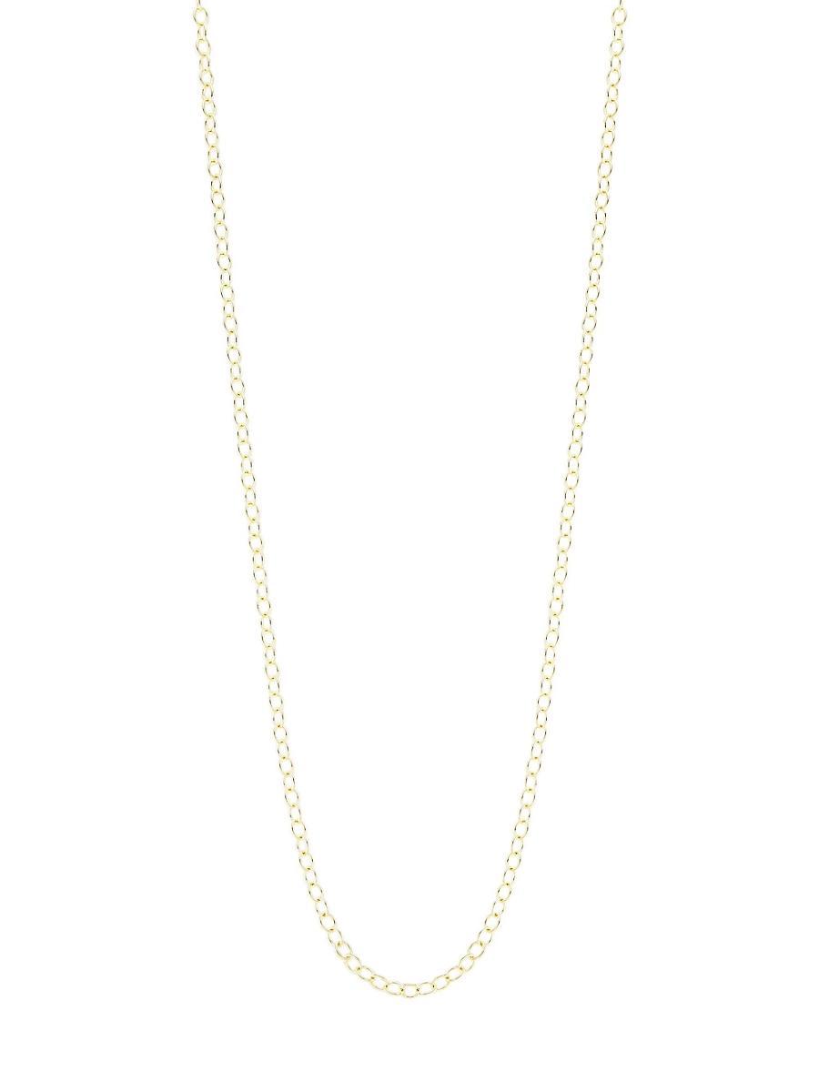 Womens Classic 18K Yellow Gold Extra Small Oval Chain Product Image