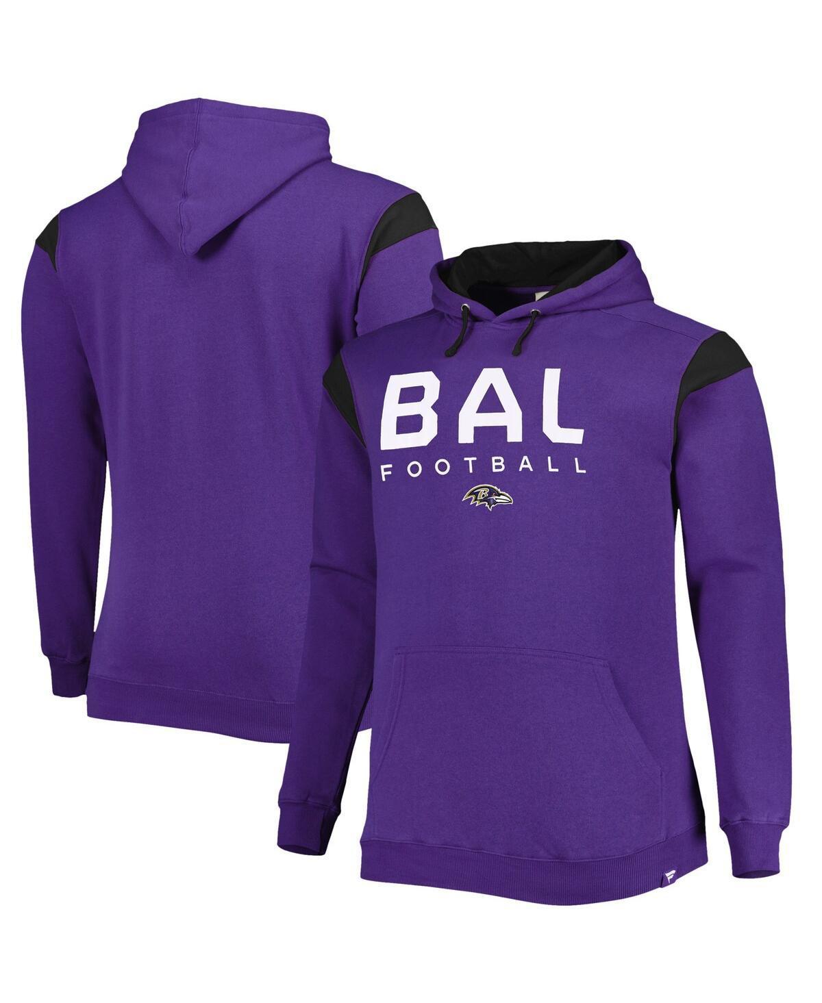 Mens Fanatics Purple Baltimore Ravens Big and Tall Call the Shots Pullover Hoodie Product Image