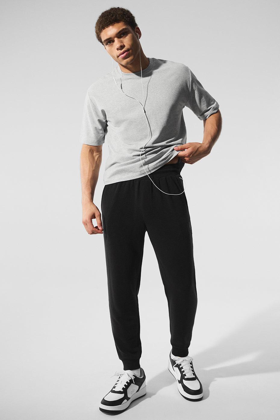 Micro Waffle Fast Break Jogger - Black Product Image