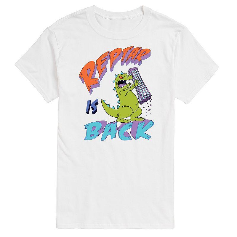 Big & Tall Rugrats Reptar Is Back Graphic Tee, Men's, Size: 4XL Tall, Black Product Image