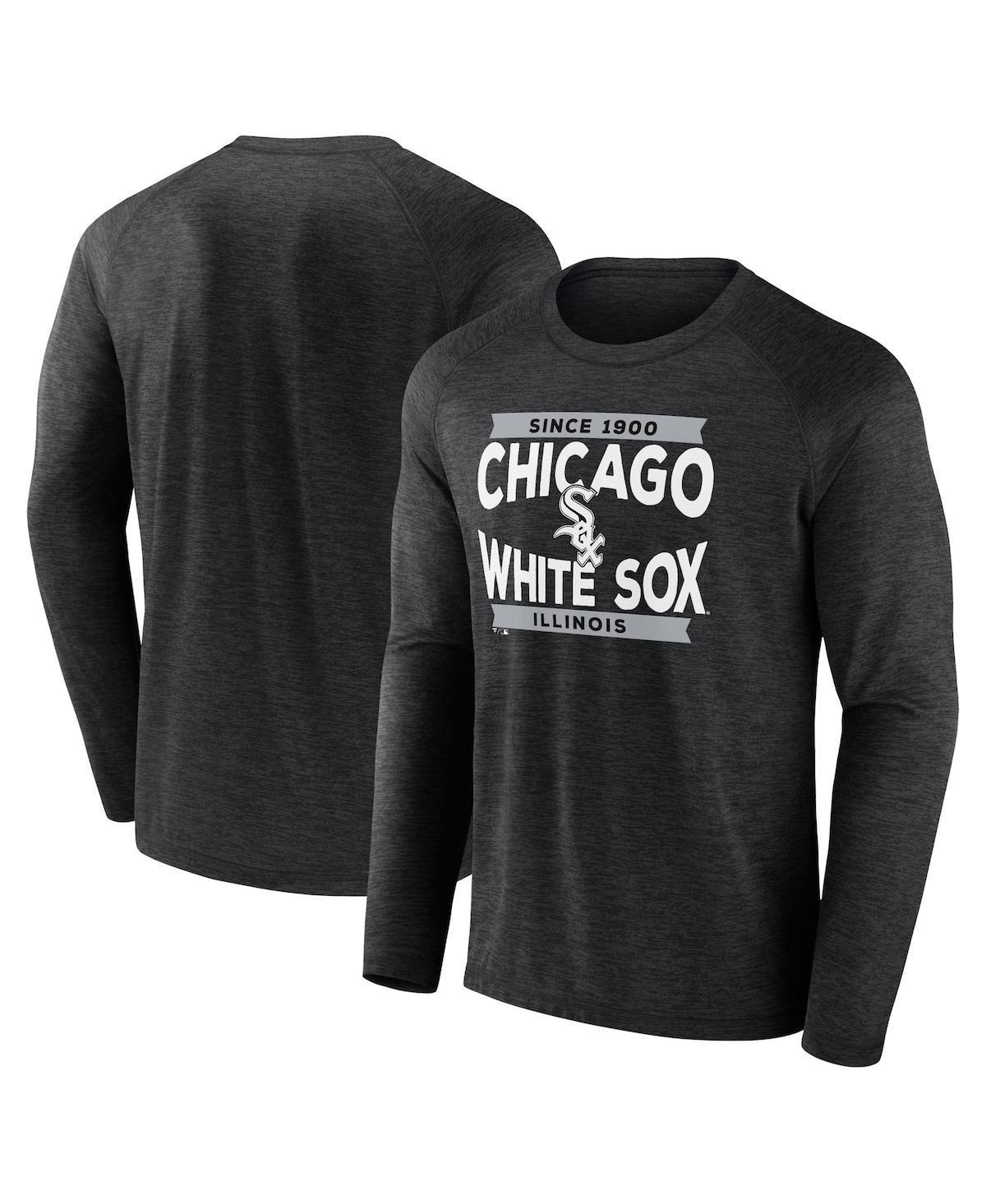 Mens Fanatics Branded Chicago White Sox Heroic Play Raglan Long Sleeve T-Shirt Product Image