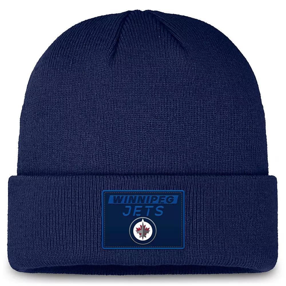 Men's Fanatics Blue Toronto Maple Leafs Authentic Pro Cuffed Knit Hat, Mpl Blue Product Image