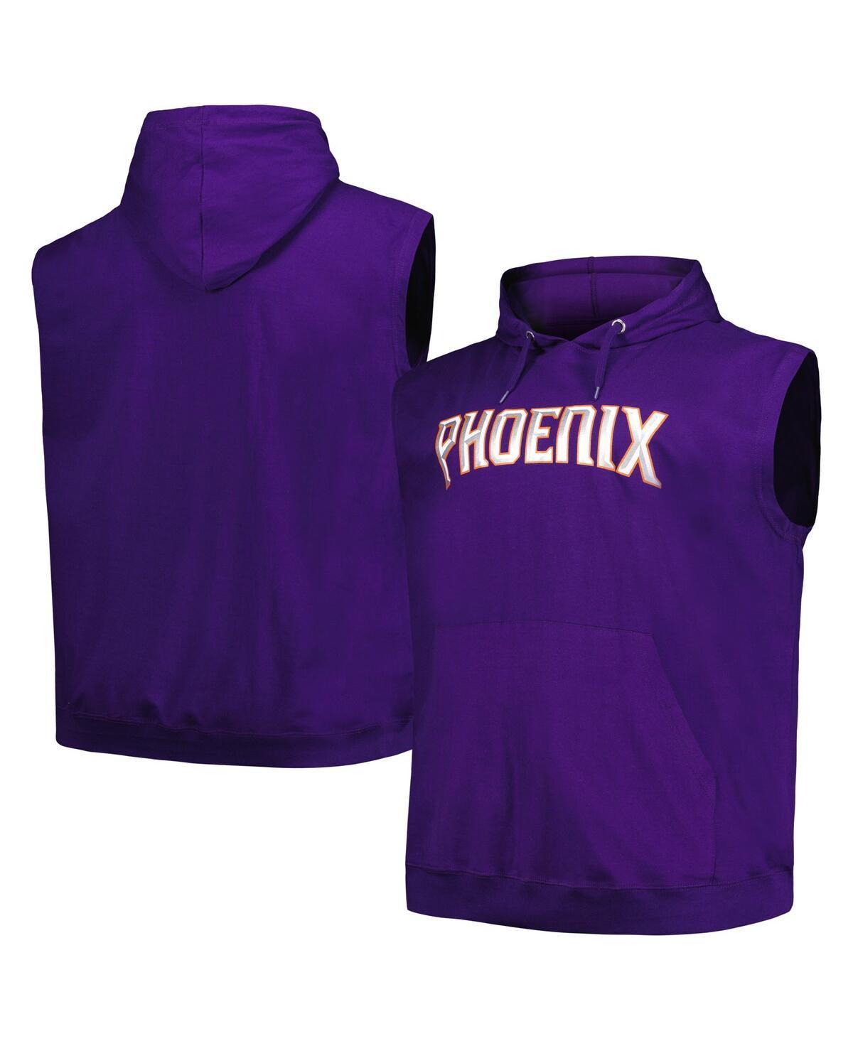 Men's Fanatics Branded Purple Phoenix Suns Big & Tall Jersey Muscle Pullover Hoodie, Size: 2XB, Phx Purple Product Image