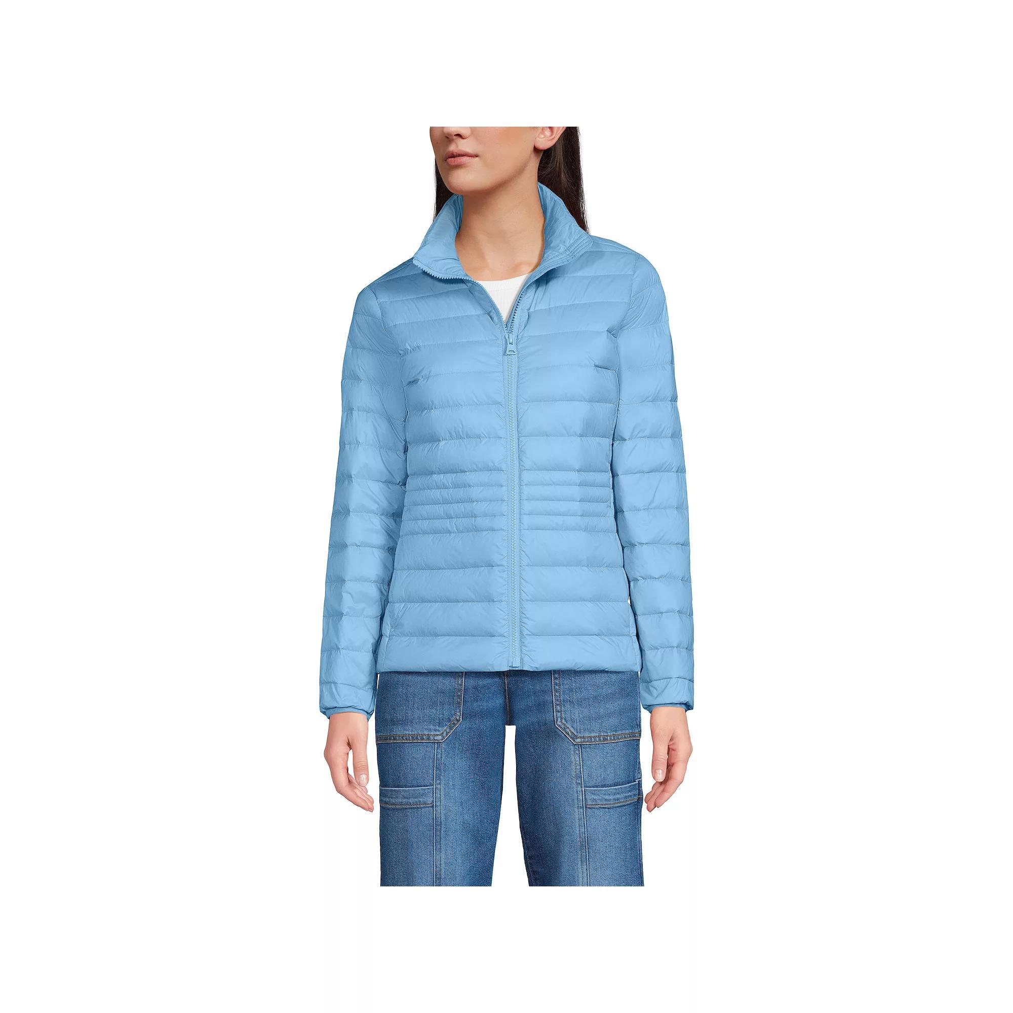 Women's Lands' End Wanderweight Midweight Down Jacket,  Product Image