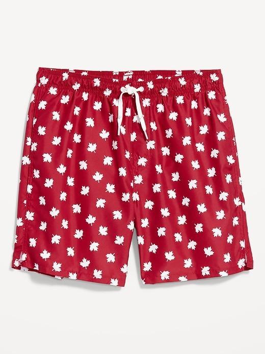 Printed Swim Trunks --7-inch inseam Product Image