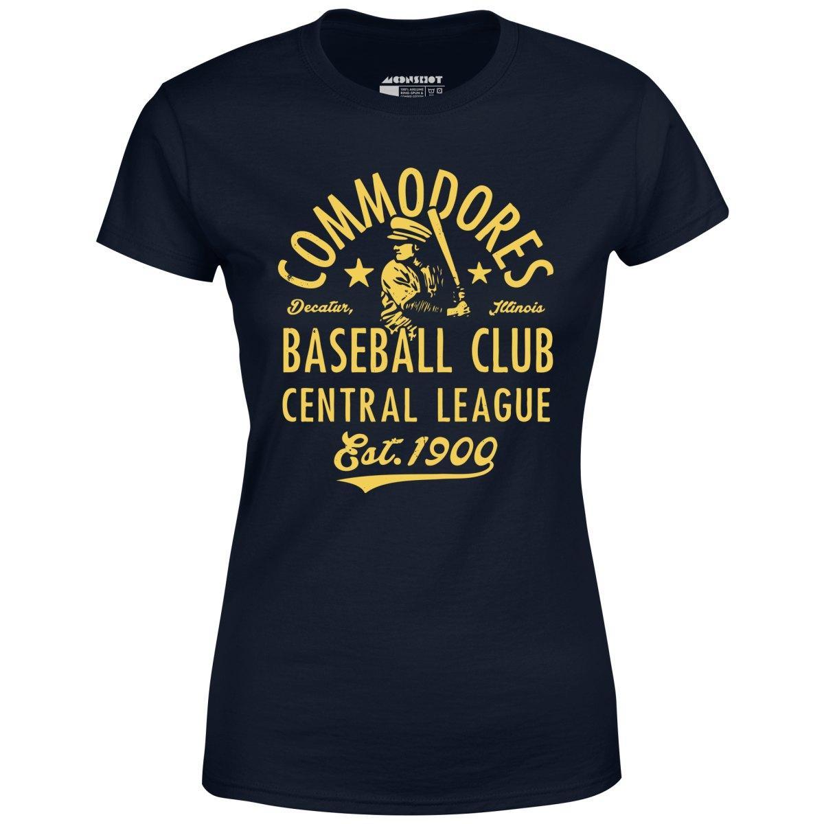 Decatur Commodores - Illinois - Vintage Defunct Baseball Teams - Women's T-Shirt Female Product Image