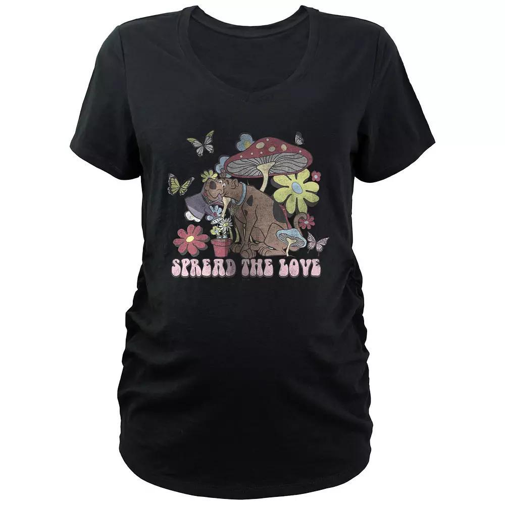 Maternity Scooby-Doo Spread The Love Graphic Tee, Women's,  Product Image