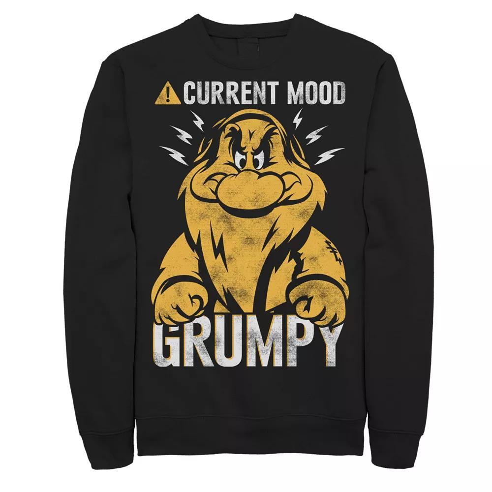 Disney's Snow White Grumpy Men's Sweatshirt, Size: XXL, Black Product Image