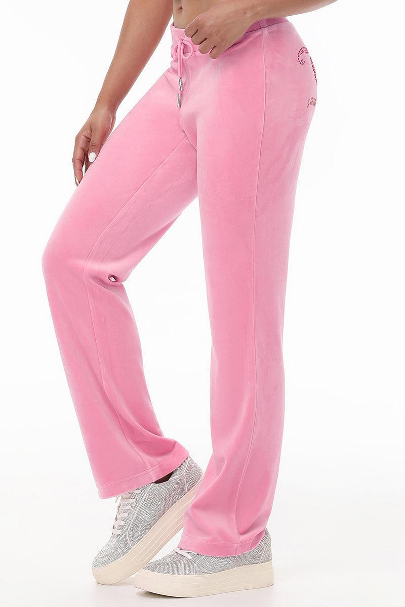 Ombre Big Bling Velour Track Pants Product Image