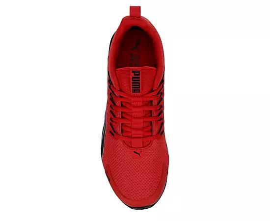 Mens PUMA Voltaic EVO Running Shoe Stormy Slate / For All Time Red Product Image