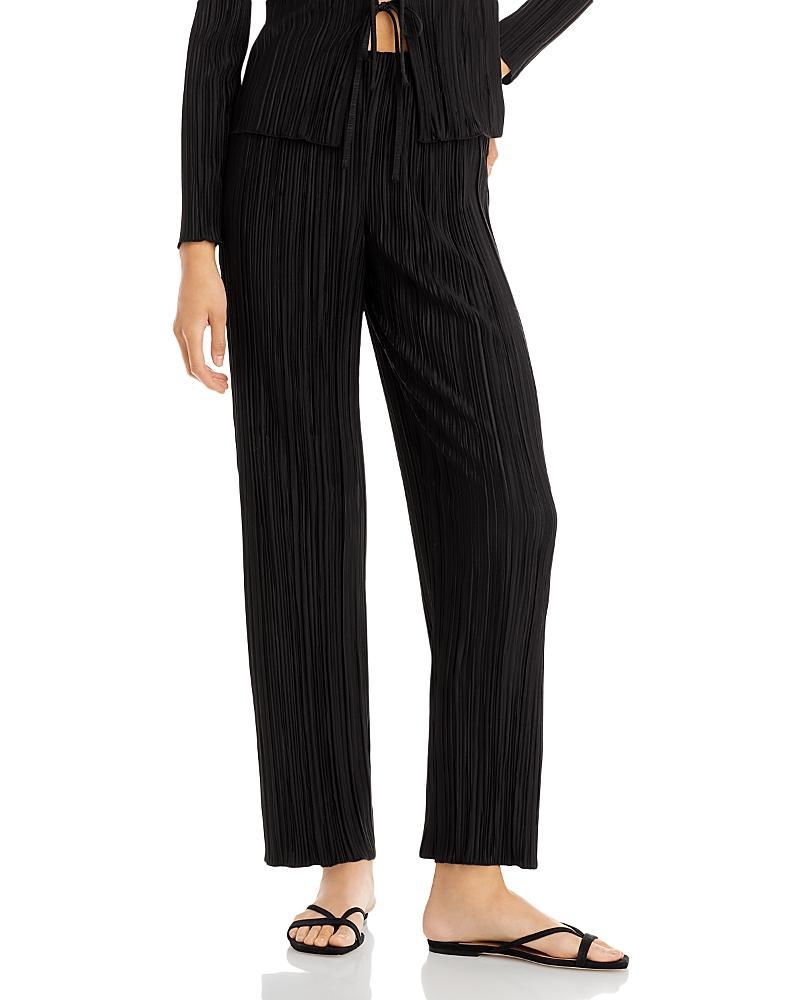 Womens Rowan Pliss Straight-Leg Pants Product Image