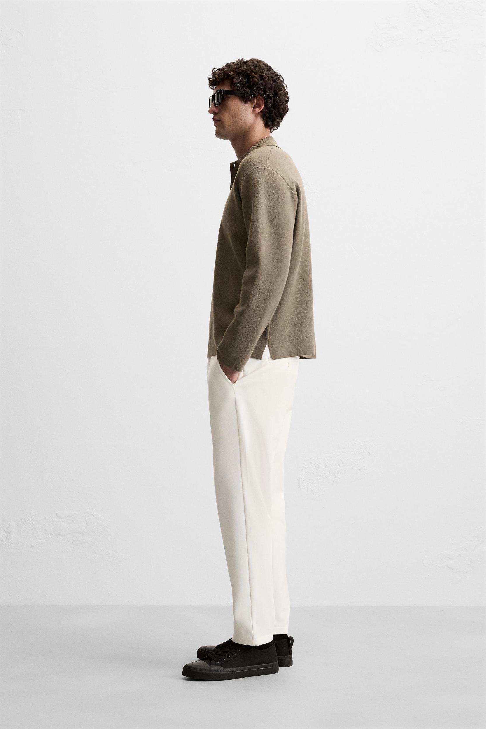 TEXTURED STRETCH PANTS Product Image