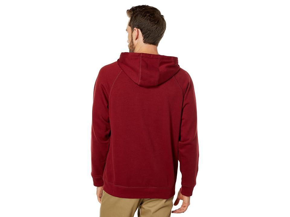 Nautica Sustainably Crafted Logo Hoodie (Deep Crimson) Men's Clothing Product Image