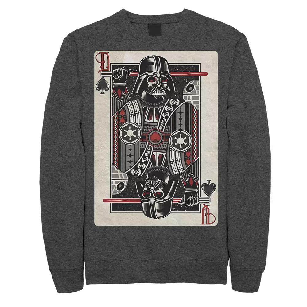 Men's Star Wars Darth Vader King of Spades Sweatshirt,  Product Image