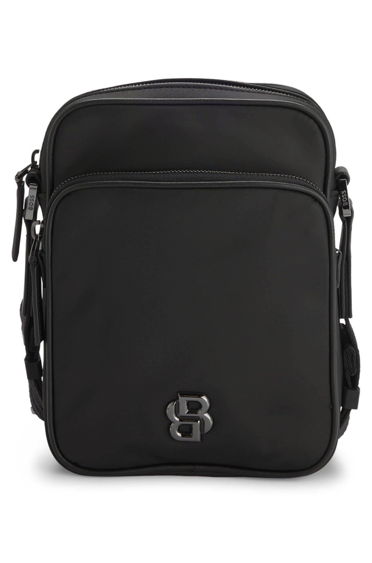 Twill reporter bag with Double B monogram Product Image