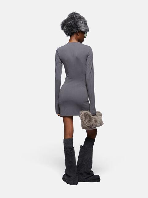 Grey mini dress Product Image