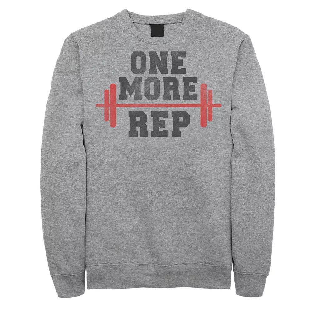 Men's One More Rep Dumbbell Graphic Fleece Pullover,  Product Image