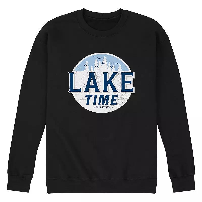 Mens Lake Time Graphic Fleece Product Image