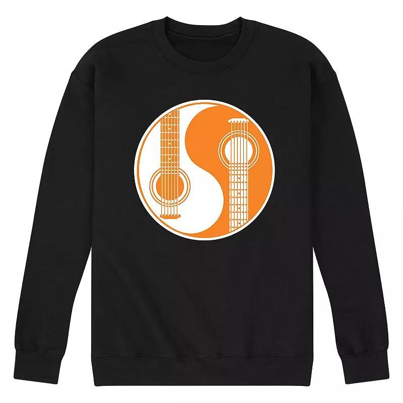 Mens Yin Yang Guitar Color Sweatshirt Product Image