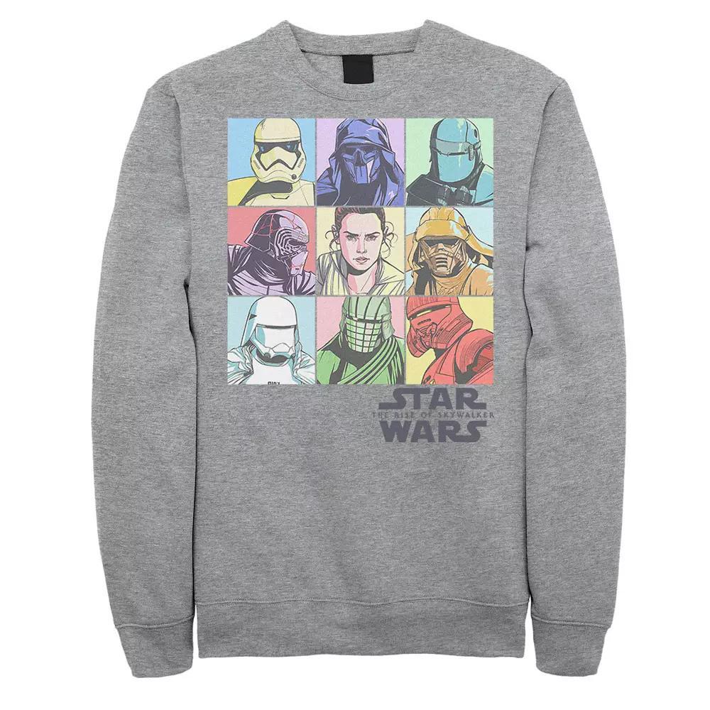 Men's Star Wars The Rise of Skywalker Pastel Character Bingo Graphic Fleece Pullover,  Product Image