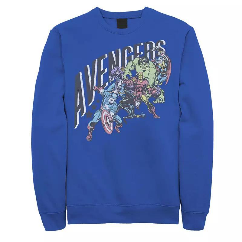 Men's Marvel Avengers Ready For Action Group Shot Sweatshirt,  Product Image