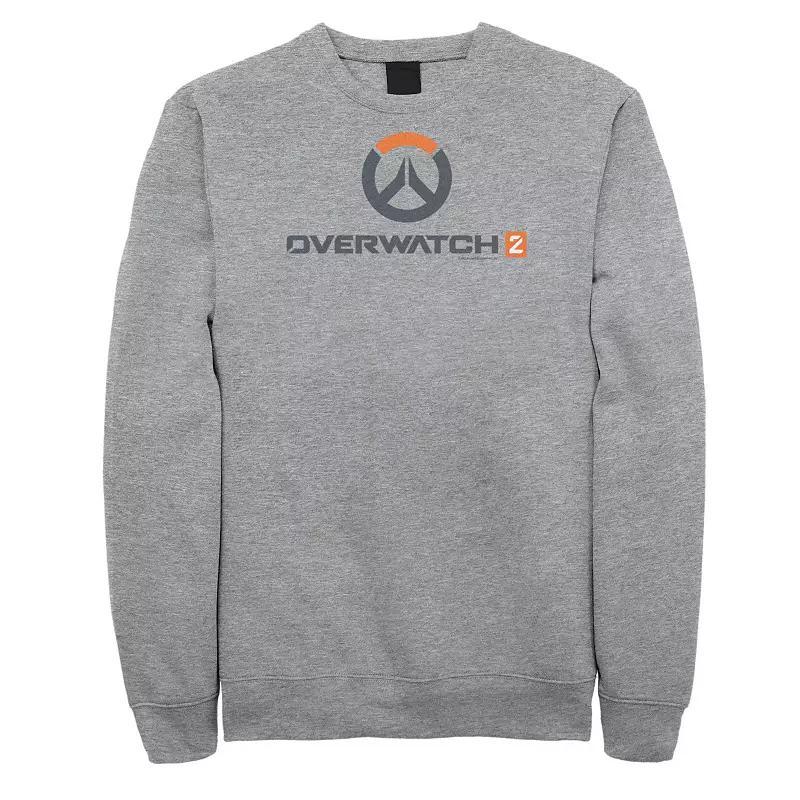 Big & Tall Overwatch 2 Video Game Logo Graphic Fleece, Mens Athletic Grey Product Image