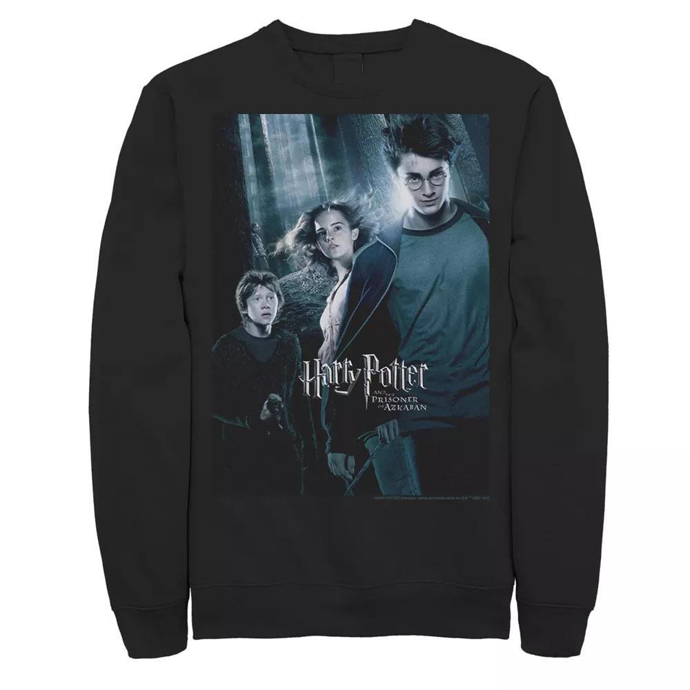 Men's Harry Potter And The Prisoner Of Azkaban Forbidden Forest Fleece Graphic Pullover, Size: XL, Black Product Image