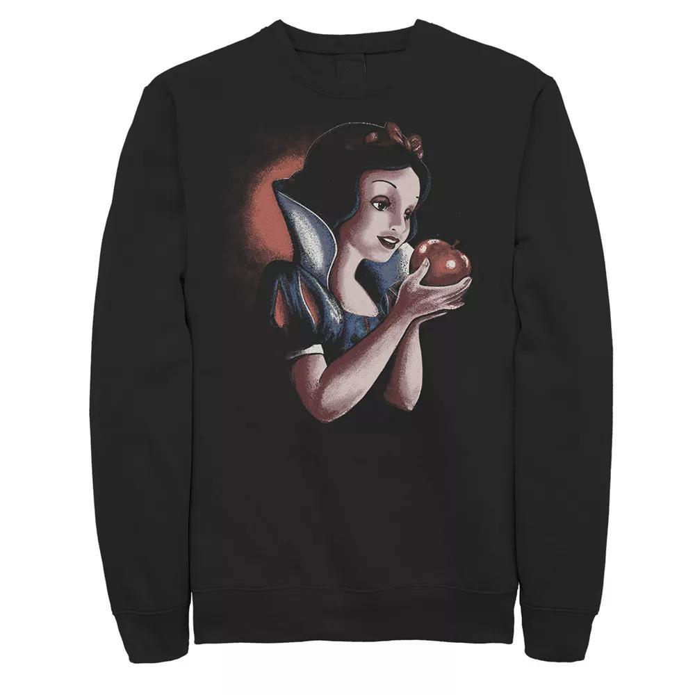 Disney's Snow White Distressed Apple Portrait Men's Sweatshirt,  Product Image