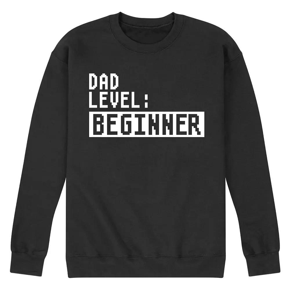 Men's Dad level Beginner Fleece Sweatshirt,  Product Image