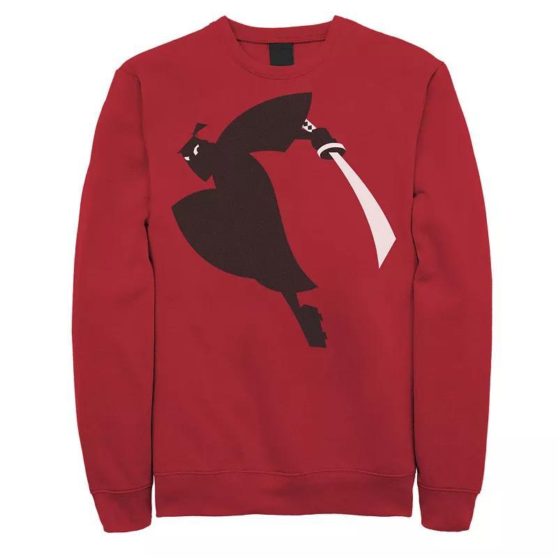 Mens Cartoon Network Samurai Jack Fleece Crewneck Sweatshirt Product Image