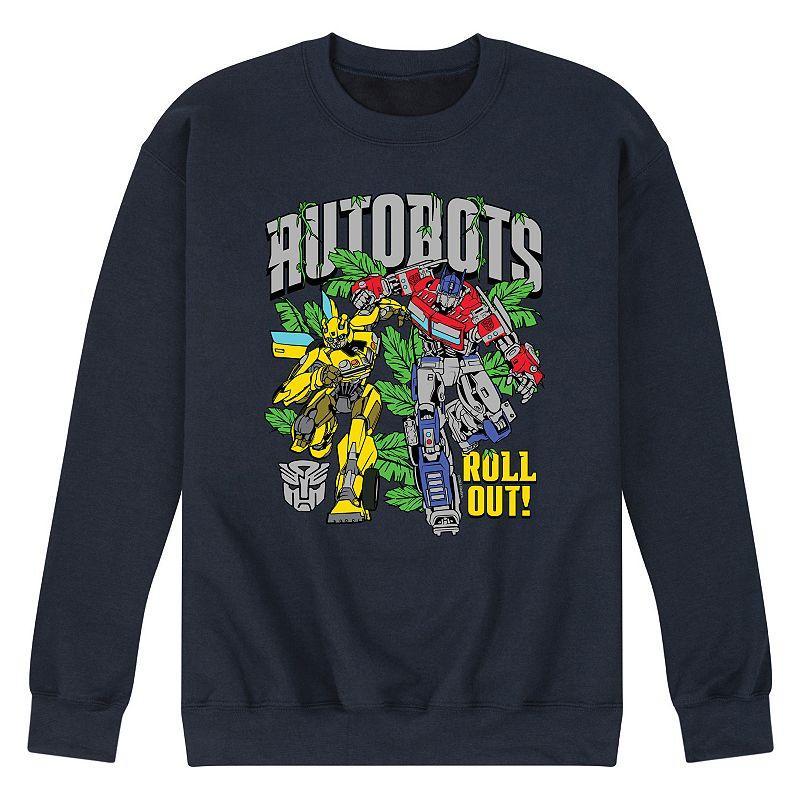 Men's Transformers Autobots Roll Out Fleece Sweatshirt, Size: Large, Gray Product Image