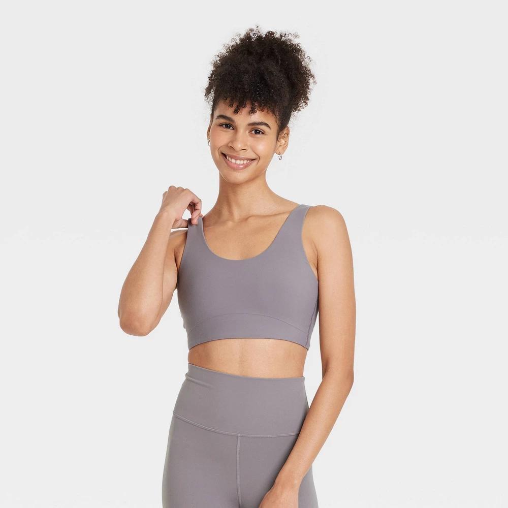 Womens Everyday Soft Medium Support Longline Sports Bra - All In Motion L Product Image