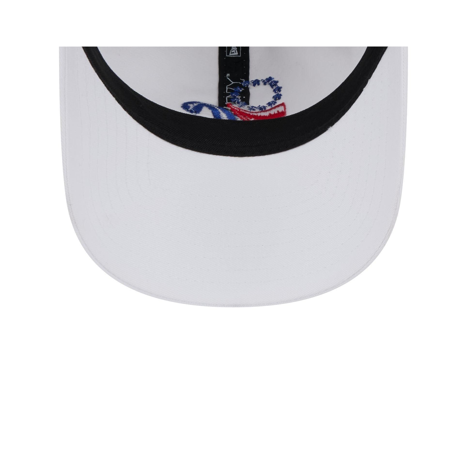 Philadelphia 76ers White 9TWENTY Adjustable Hat Male Product Image