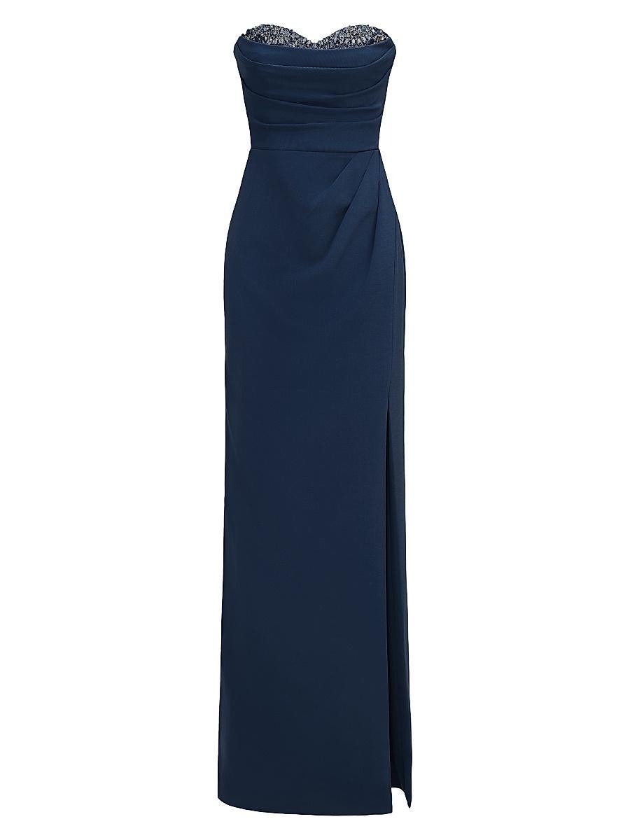 Womens Anastasia Embellished Strapless Gown Product Image