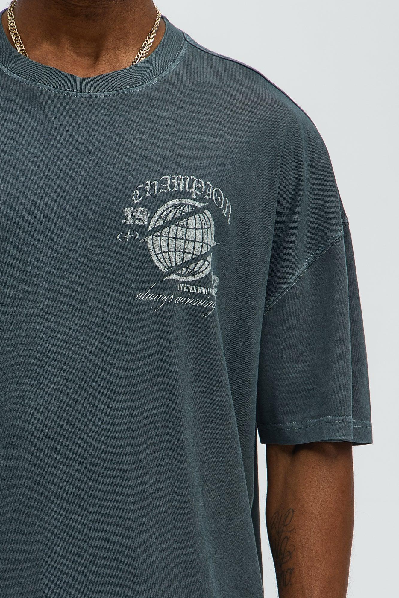 Champion 1982 Oversized Short Sleeve Tee - Grey Product Image