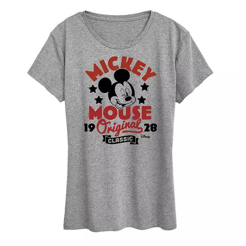 Disney's Mickey Mouse Women's Original Badge Graphic Tee,  Product Image