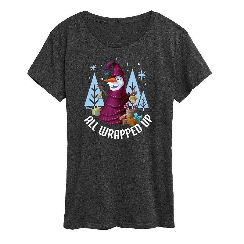 Disney's Frozen 2 Women's All Wrapped Up Graphic Tee, Girl's, Size: Small, Blue Product Image