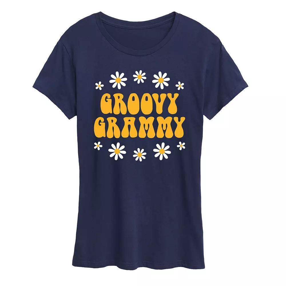 Women's Groovy Grammy Graphic Tee,  Product Image
