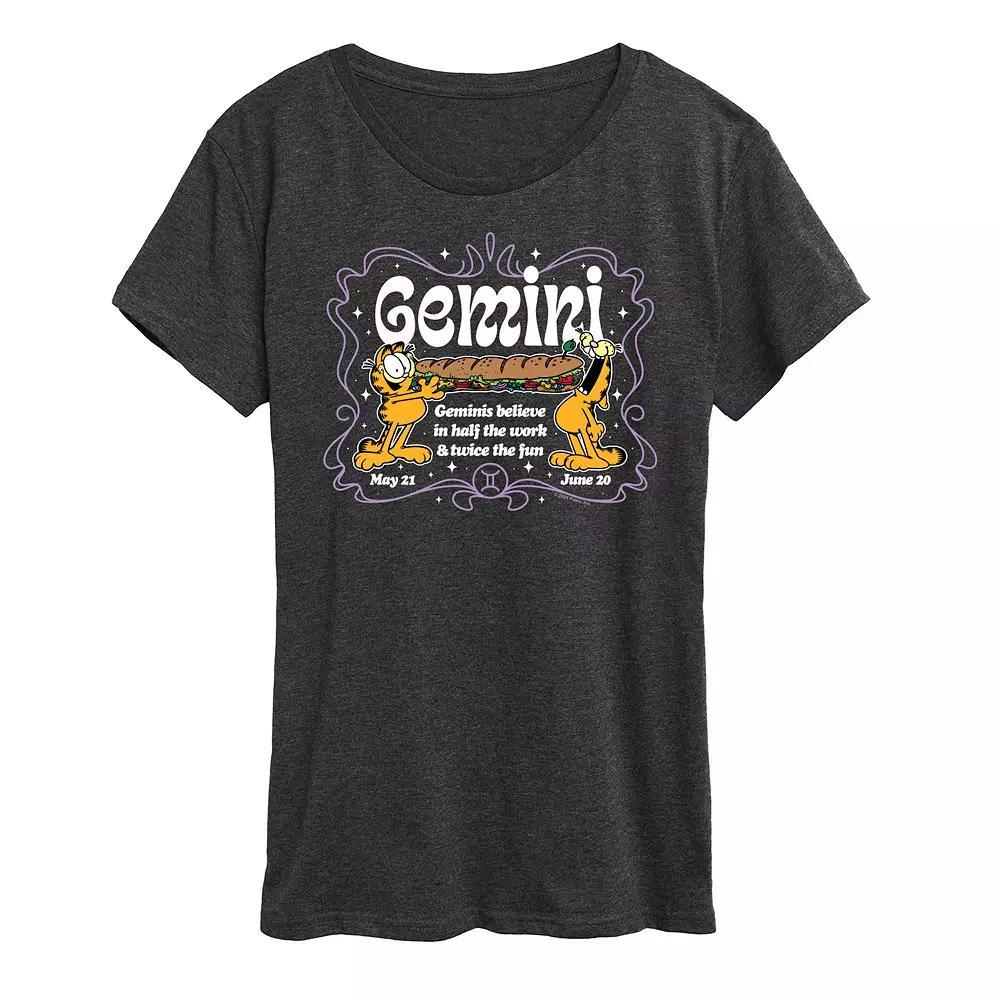 Women's Garfield Gemini Graphic Tee,  Product Image