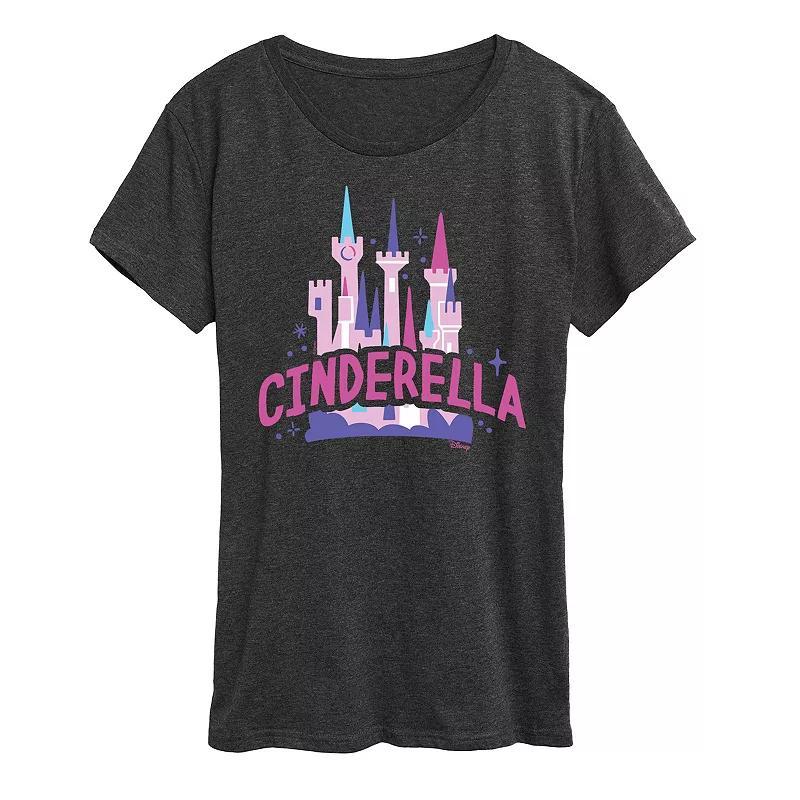 Disney Princess Cinderella Women's Castle Graphic Tee,  Product Image