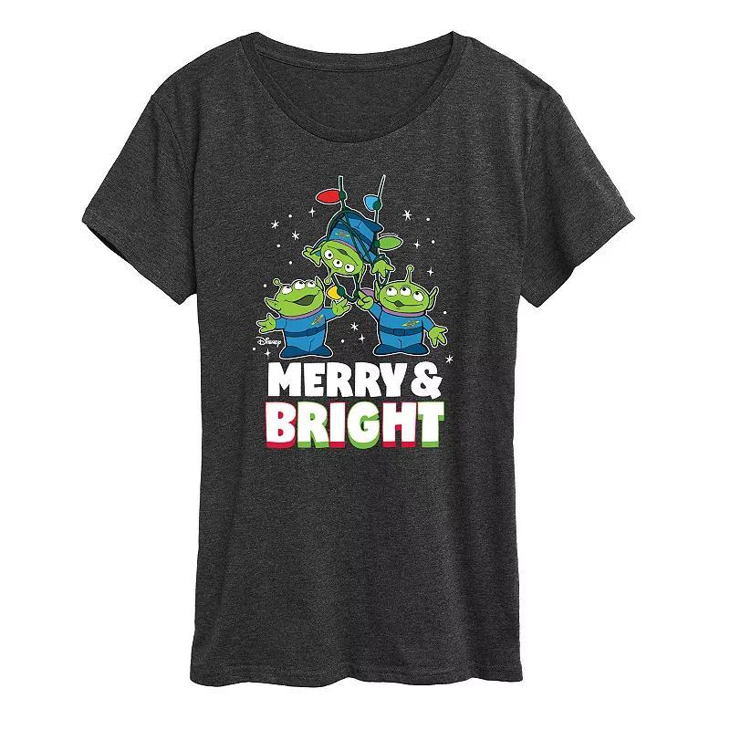 Disney / Pixar's Toy Story Women's Merry And Bright Graphic Tee, Girl's,  Product Image